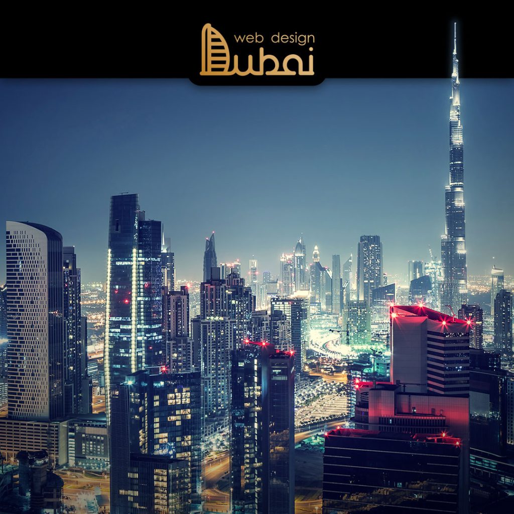 Modern Dubai cityscape representing digital innovation and website design excellence